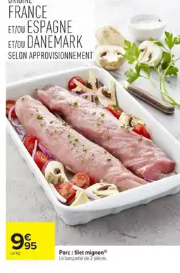 Carrefour Market Porc: filet mignon offre