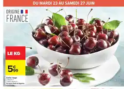 Carrefour Market Cerise rouge offre