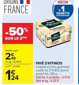 Carrefour Market PAVÉ D'AFFINOIS offre