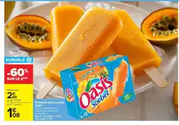 Carrefour Market OASIS Bâtonnets glacés sorbet offre