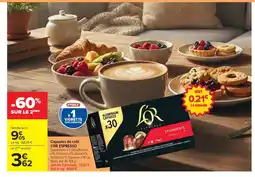 Carrefour Market L'OR ESPRESSO Capsules de café offre
