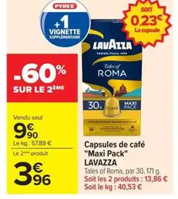 Carrefour Market LAVAZZA Capsules de café Maxi Pack offre