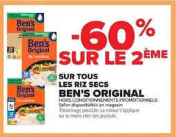 Carrefour Market BEN'S ORIGINAL Sur tous les riz secs offre