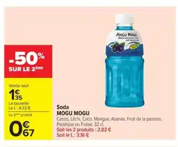 Carrefour Market MOGU MOGU Soda offre