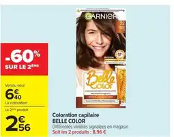 Carrefour Market BELLE COLOR Coloration capilaire offre