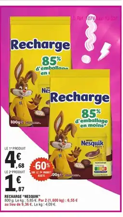 E.Leclerc NESQUIK Recharge offre