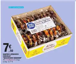 E.Leclerc BISCUITERIE BOURBON Gaufres liégeoises chocolat offre