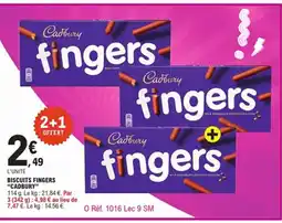 E.Leclerc CADBURY Biscuits fingers offre