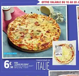 E.Leclerc L'ITALIE DES PIZZAS Pizza offre