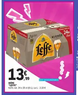 E.Leclerc LEFFE Bière offre