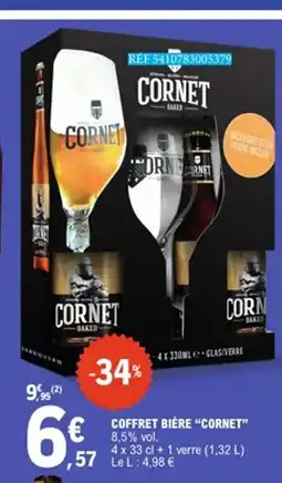 E.Leclerc CORNET Coffret bière offre