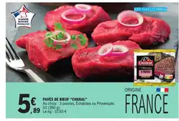 E.Leclerc CHARAL Pavés de bœuf offre