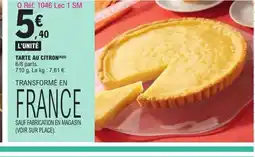 E.Leclerc Tarte au citron offre