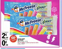 E.Leclerc MR FREEZE Glaces giant offre