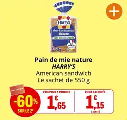 Coccinelle Express Pain de mie nature harry's offre