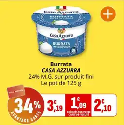 Coccinelle Express Burrata casa azzurra offre