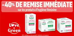 Coccinelle Express Sur les produits d'hygiène féminine offre