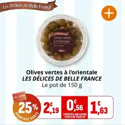 Coccinelle Express Olives vertes à l'orientale les délices de belle france offre