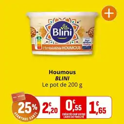 Coccinelle Express Houmous blini offre