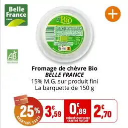 Coccinelle Express Fromage de chèvre bio belle france offre