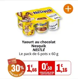 Coccinelle Express Yaourt au chocolat nesquik nestlé offre