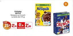 Coccinelle Express Céréales nestlé offre