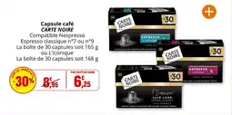 Coccinelle Express Capsule café carte noire offre