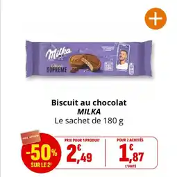 Coccinelle Express Biscuit au chocolat milka offre