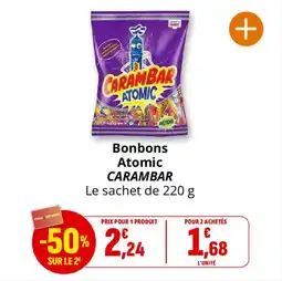 Coccinelle Express Bonbons atomic carambar offre