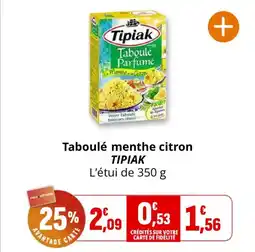 Coccinelle Express Taboulé menthe citron τιριακ offre