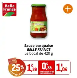 Coccinelle Express Sauce basquaise belle france offre