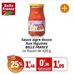 Coccinelle Express Sauce aigre douce aux légumes belle france offre