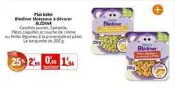 Coccinelle Express Plat bébé blediner morceaux à dévorer blédina offre