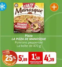 Coccinelle Express Pizza la pizza de manosque offre