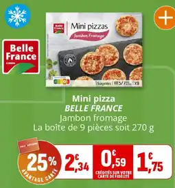 Coccinelle Express Mini pizza belle france offre