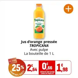 Coccinelle Express Jus d'orange pressée tropicana offre