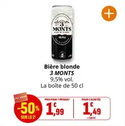 Coccinelle Express Bière blonde 3 monts offre