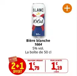 Coccinelle Express Bière blanche 1664 offre