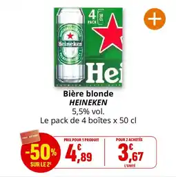 Coccinelle Express Bière blonde heineken offre
