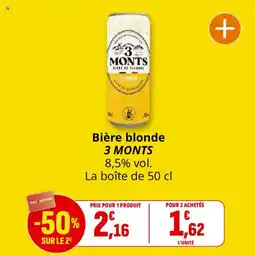 Coccinelle Express Bière blonde 3 monts offre