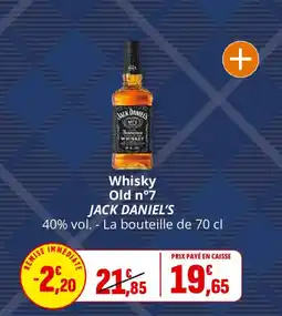 Coccinelle Express Whisky old n°7 jack daniel's offre
