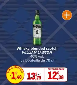 Coccinelle Express Whisky blended scotch william lawson offre