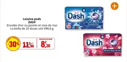 Coccinelle Express Lessive pods dash offre