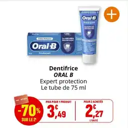 Coccinelle Express Dentifrice oral b offre