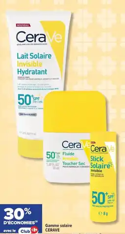 Carrefour maPara parapharmacie Gamme solaire cerave offre