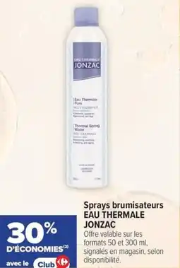 Carrefour maPara parapharmacie Sprays brumisateurs eau thermale jonzac offre