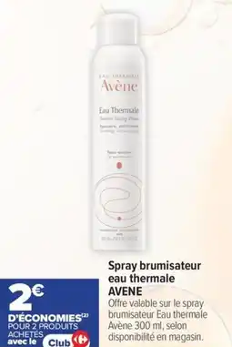 Carrefour maPara parapharmacie Spray brumisateur eau thermale avene offre
