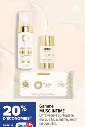 Gamme musc intime