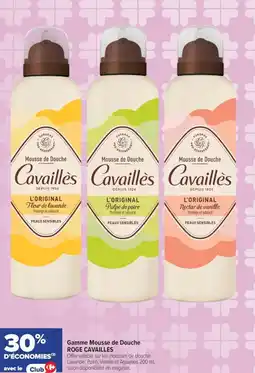 Carrefour maPara parapharmacie Gamme mousse de douche roge cavailles offre