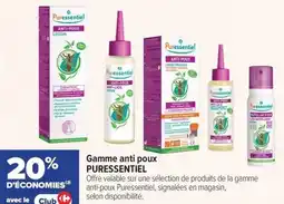 Carrefour maPara parapharmacie Gamme anti poux puressentiel offre
